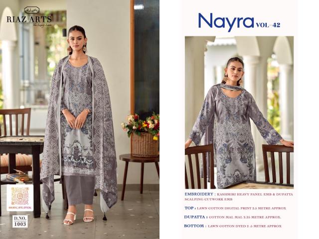 Riaz arts nayra vol-42 wholesale dress material high quality